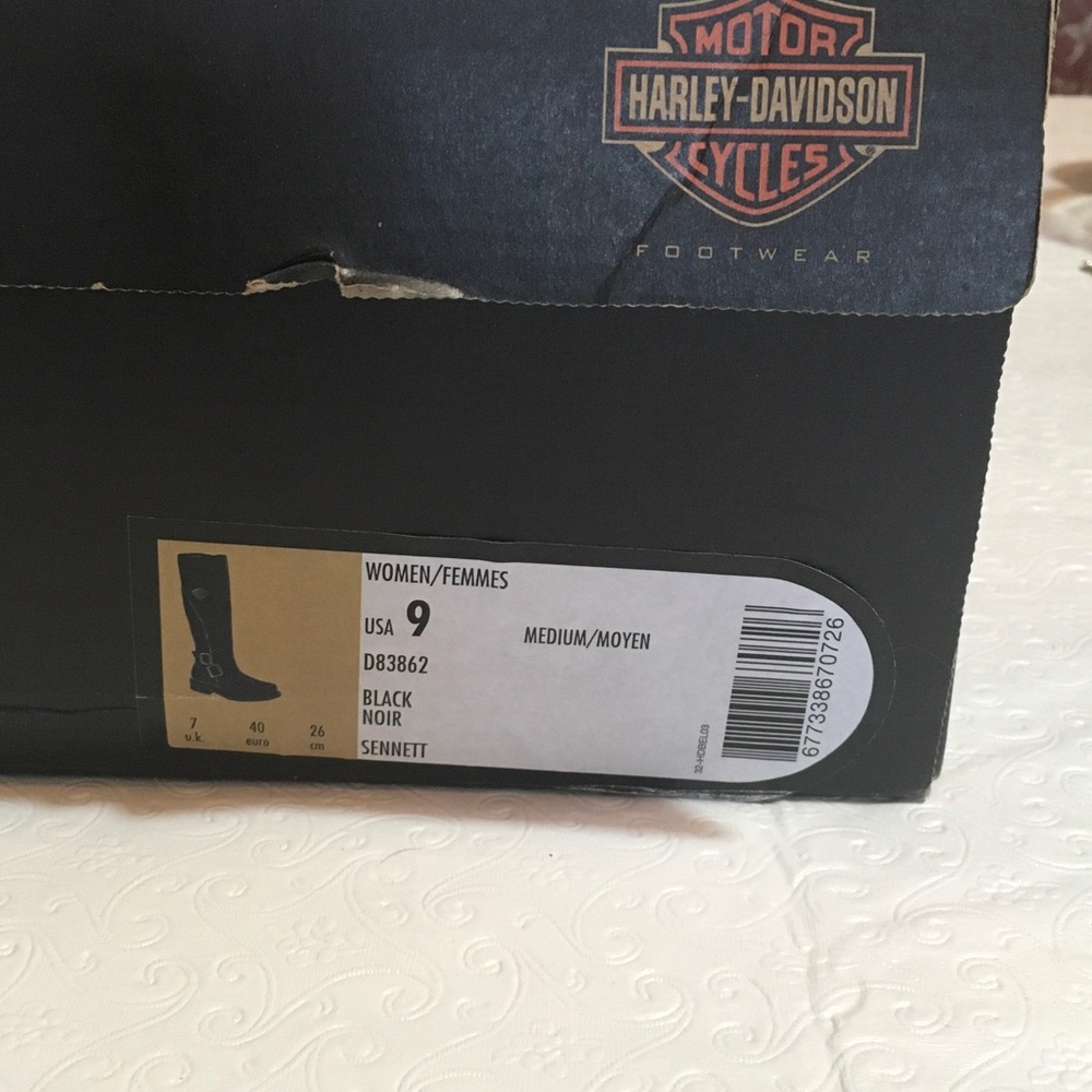 Harley Davidson Leather Black Sennett - Picture 3 of 13